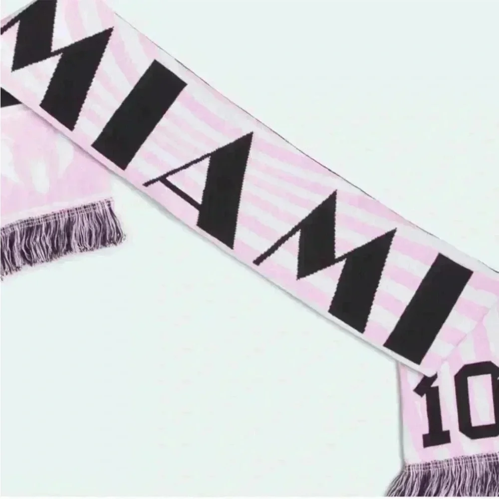 Adidas Miami Pink and Black Scarf